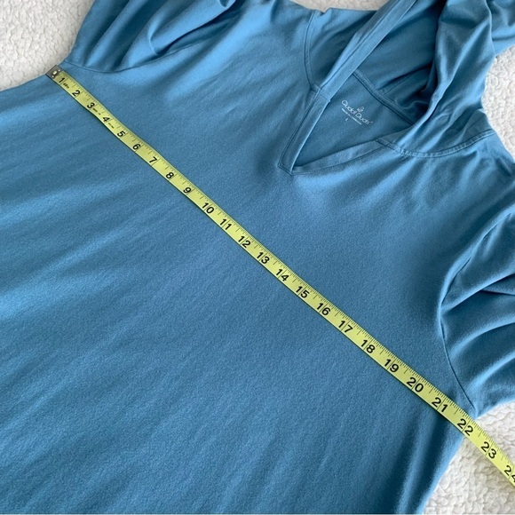 Cuddl Duds Hoodie Dress Womens Large Pockets Cotton Core Lounger Home Errands - Picture 9 of 9